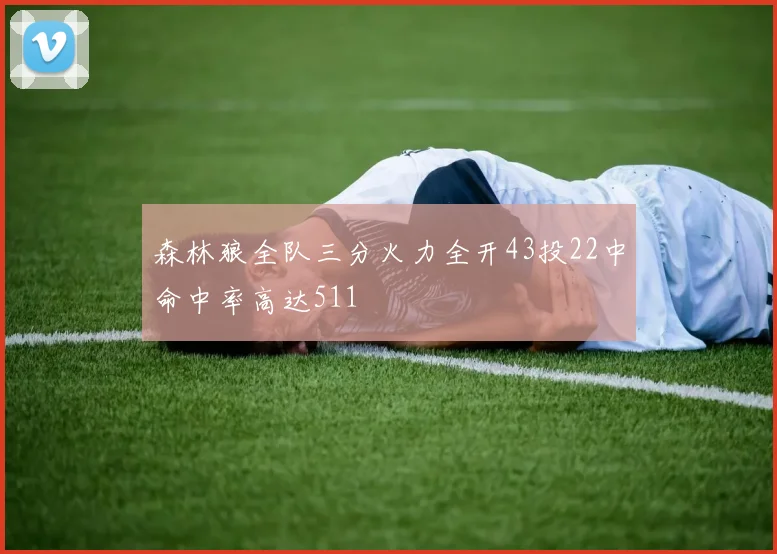 森林狼全队三分火力全开43投22中命中率高达511